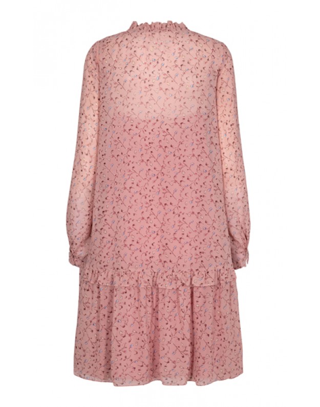 Rosa kjole med blomster - Shirley dress - - blackandmore.com