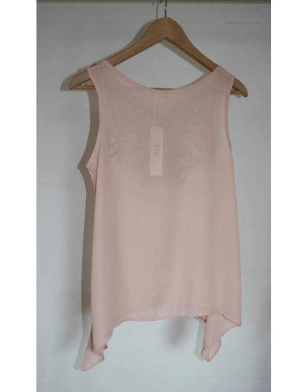 Rose-colored top with sequins - Kilky Paris - blackandmore.com